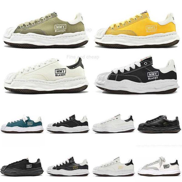 

canvas shoe blakey maison mihara yasuhiro mmy mens high low cut for men miharayasuhiro shell toe cap skate shoes stc sneakers dhgate women s, Black
