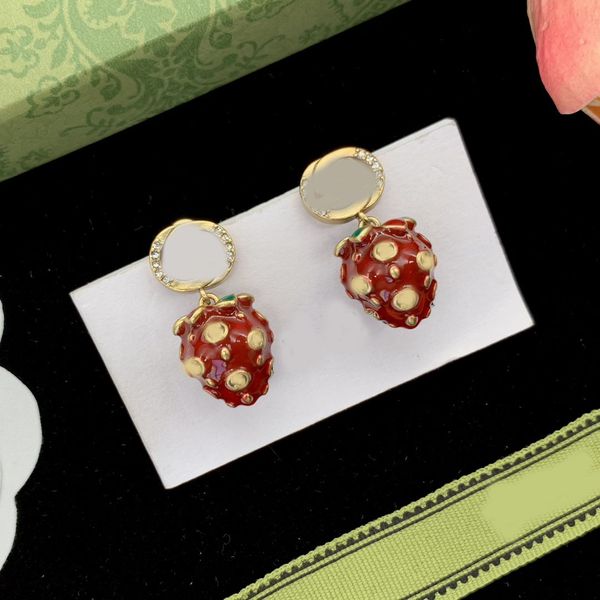 

Classic Crystal Enamel Pearl Letter Ear Stud Earrings Luxury Brand Designer Elegant Women Copper Silver Lovers Jewelry Accessories Wedding Party Gift High Quality