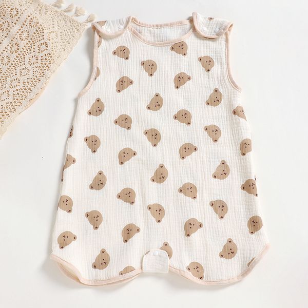 

sleeping bags kangobaby my soft life spring summer sleeveless baby muslin cotton bag super comfortable breathable wrap for born 230707