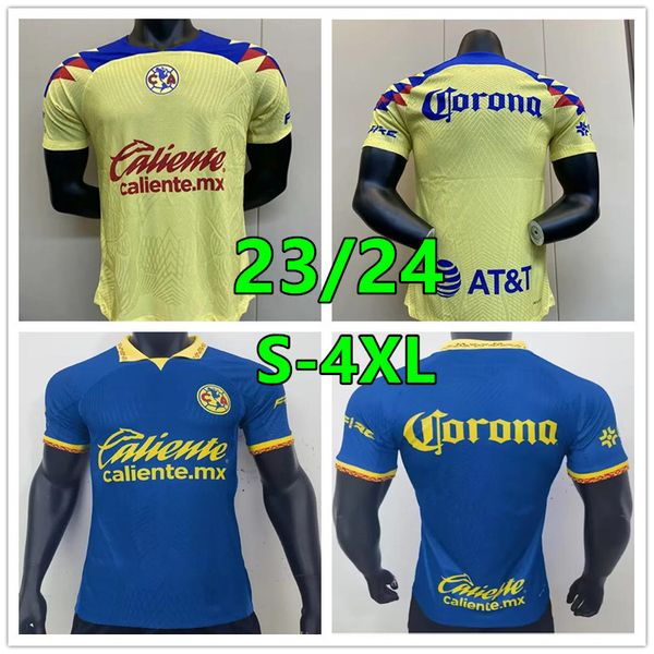 

23 24 liga mx club america soccer jerseys 2023 2024 10# d.valdes pedro b.rodriguez fidalgo r.martinez shirt a.zendejrs henry f.vinas footbal, Black;yellow