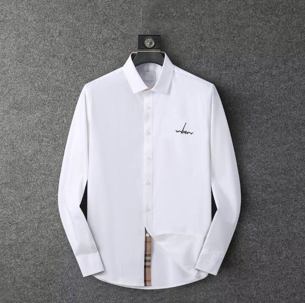 

palm angel t shirt designer geometric plaid fashion burbrery long sleeve polo neck shirt single row button classic business cotton bur casua, White;black