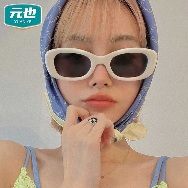 

fashion gentle monster sunglasses gm new small frame sunglasses women's ins men's fashion small face anti uv glasses, White;black