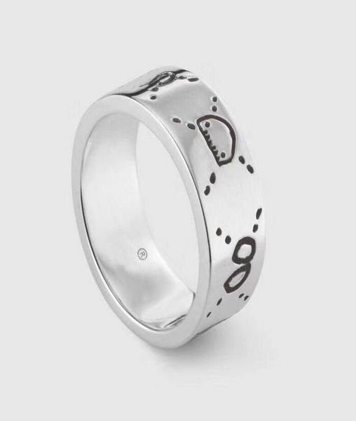 

fashion 925 sterling silver skull rings moissanite anelli bague for mens and women party promise championship jewelry lovers gift 8033104