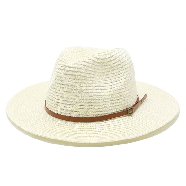 

summer panama hat sun hats for women men beach straw hat fashion uv sun protection travel cap chapeu feminino, Blue;gray