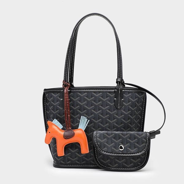 

designer bag tote bag luxurys handbags women fashion large capacity one shoulder shopping bags open commuter pu material