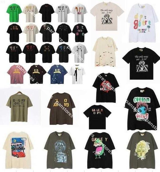 

galleryse depts t shirts mens women designer t-shirts galleryes cottons man s casual shirt luxurys clothing street shorts sleeve clothes 93, White;black