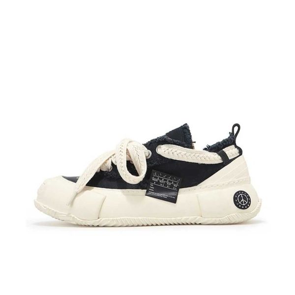 

putian chunyuan xvessel g.o.p2.0 vanness wu the same type of beggar shoes are anti-skid and wear-resistant low board shoes for men and women, Black