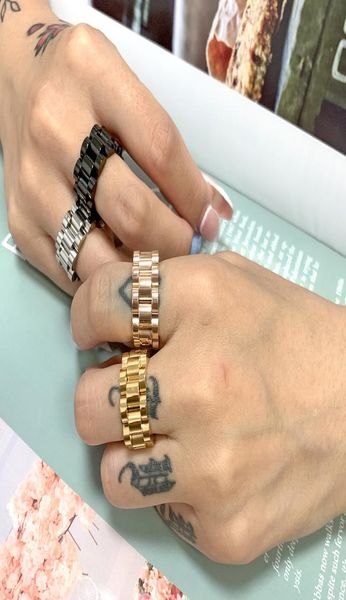

love ring mens band geometry rings 2022 jewelry women stainless steel 18k gold plated 18k white gold plated never fade not allergi8624871, Golden;silver