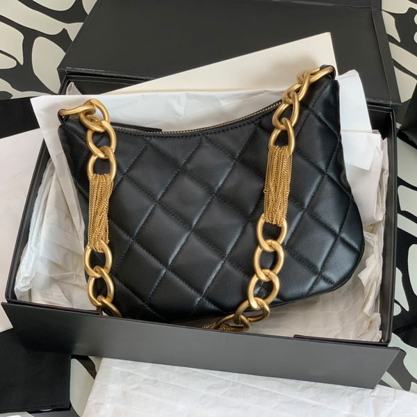 

10a hobo bag designer bags 24cm genuine leather hippie bag lady shoulder handbag purse with box c543