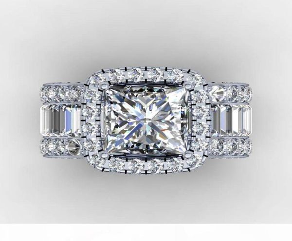 

vintage lovers court ring 3ct diamond 925 sterling silver engagement wedding band ring for women men finger jewelry gift5638143, Slivery;golden