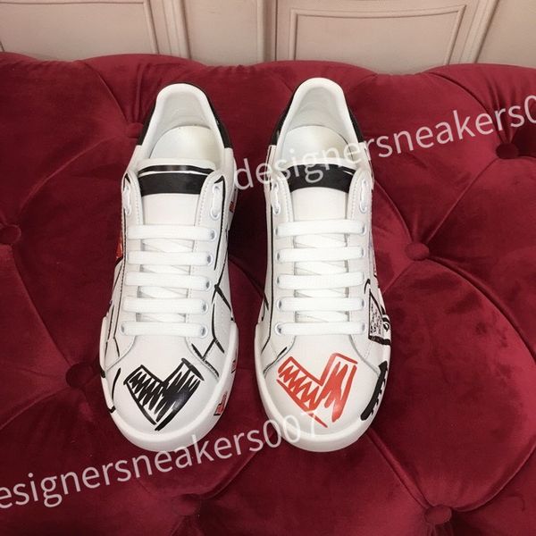 

luxury casual shoes white leather calfskin sneakers shoes fashion comfort outdoor trainers men's pop lace up walking shoe hc210805, Black