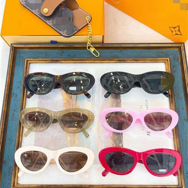 

2023 new delicate wind ouyang nana same personality cat's eye fashion sunglasses z1981e, White;black