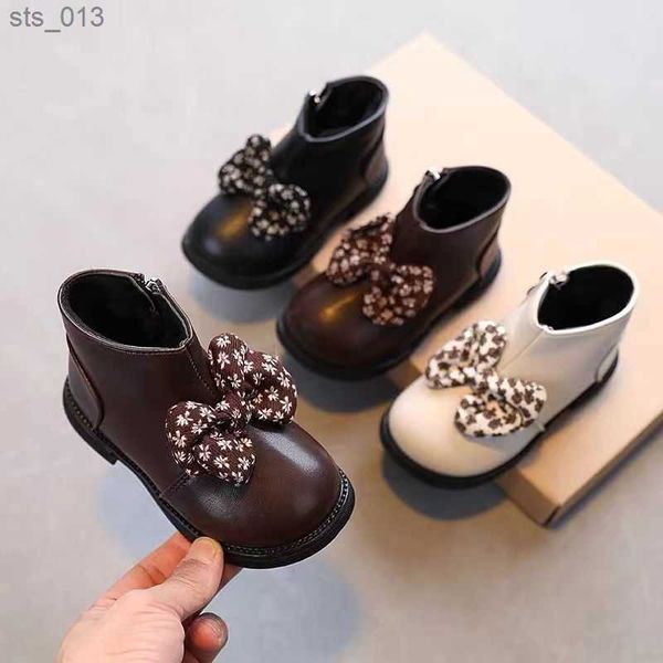 

kids leather shoes ankle boots waterproof children chelsea boots boy girls winter snow boots fashion toddler casual shoe l230518, Black;grey