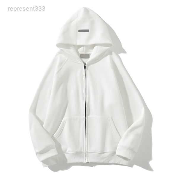 

essentialhoodie sweatshirt designer men's and fashion streetwear pullover loose hoodies clothing ess essentail hoody hjf6, Black