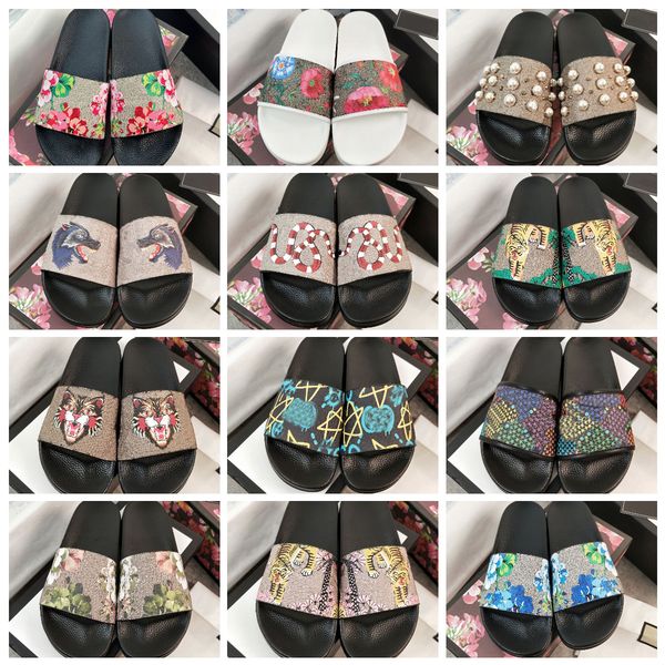 

mens sandals mens sliders designer slippers womens slides men pool slides outdoor shoes fashion anti slip sports beach pearl sandals flat bo, Black