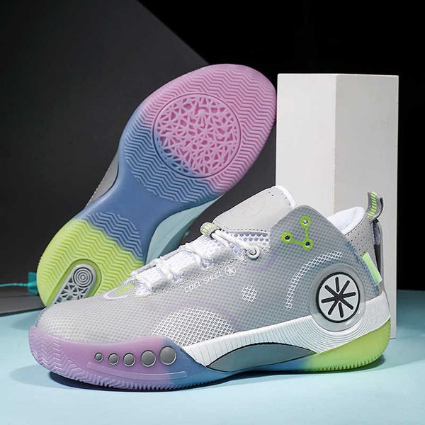 

new arrival basketball shoes mens womens casual trainers blue white high youth sports shoes