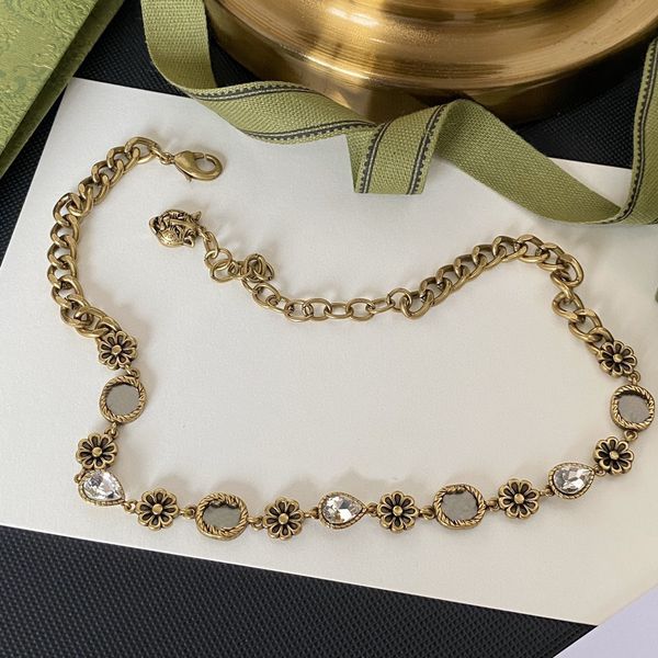 

luxury fashion necklace designer jewelry party sterling silver diamond pendant necklaces for women fancy dress long chain jewellery gift-15