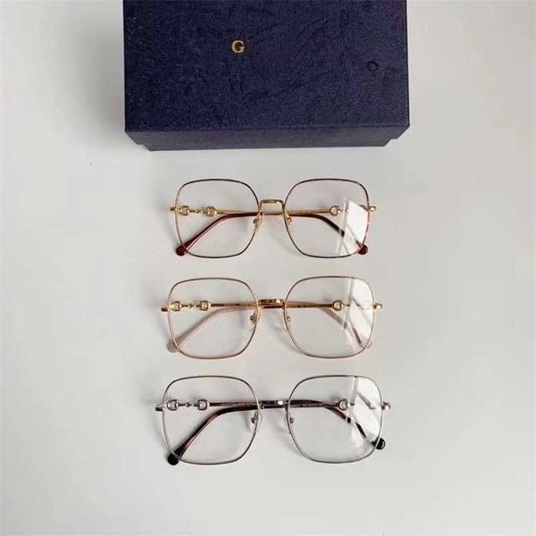 

sunglasses 2023 new 2021g gg0883oa ni ni's same style horse titles buckle full ultra light female myopia glasses frame male fashion, White;black