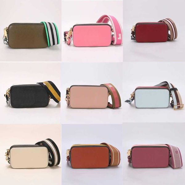

46 fashion marc camera bag womens mens snapshigh texture lady bag handbag famous designer crossbody small purse mini women shoulder bags 230