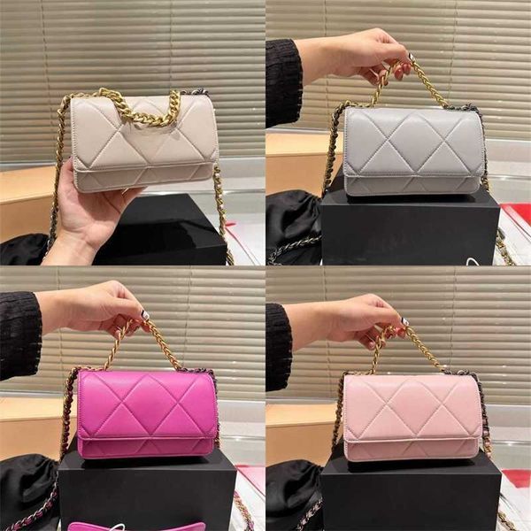 

luxury channel bag designer bags handbag hand bill shoulder crossbody envelope bag tote new fashion texture leather chain hand-held crossbod