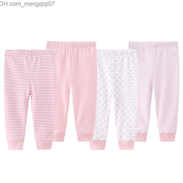

clothing sets printed baby boys and girls' pants new fashion children's cartoon flower clothing bottom long leg pants newborn trou, White