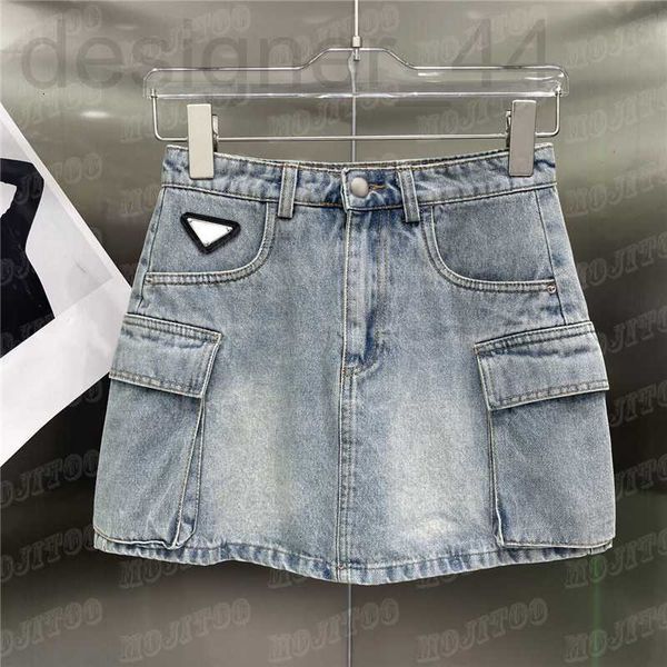 

plus size dresses designer denim skirts dress for women designer badge short fashion waist woman mini skirt hiphop streetwear ehqz, Black