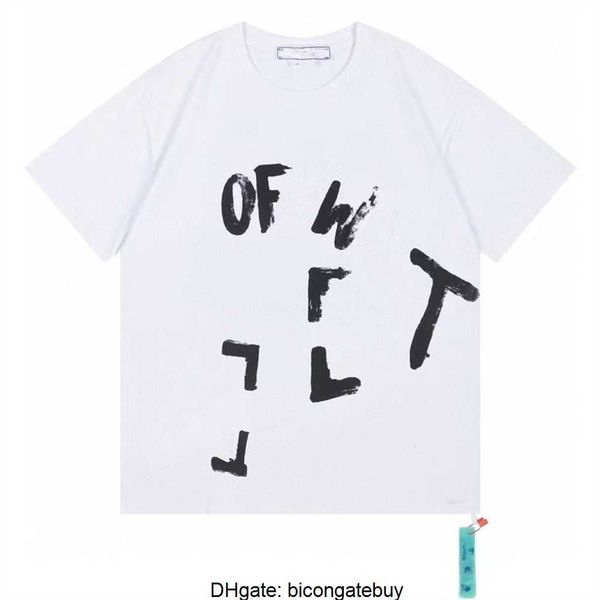 

t shirt mens designer tshirt men shirts for short sleeve breathable offs cotton white black shirt fashion letter printed tshirts t-shirt t-s