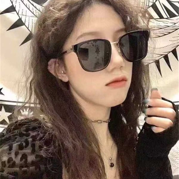 

2023 new family box gg0563sk network red same style individualized men's and women's sunglasses fashion, White;black