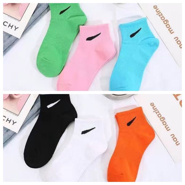 

mens sock designer sock women sock man confortable soft sock white gray sock 10 color fashion luxury cotton sock selling style, Black
