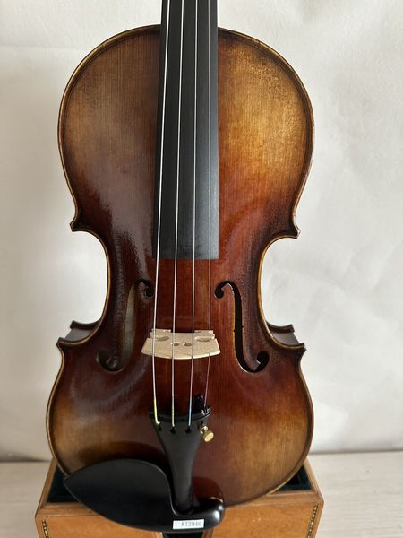 

master 4/4 violin stradi model 1pc flamed maple back spruce hand made 2946
