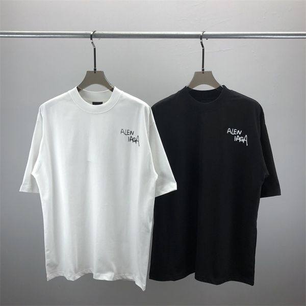 

mens women designers t shirt loose fashion brands summer casual shirt luxurys clothing street shorts sleeve clothes t-shirts#006, White;black