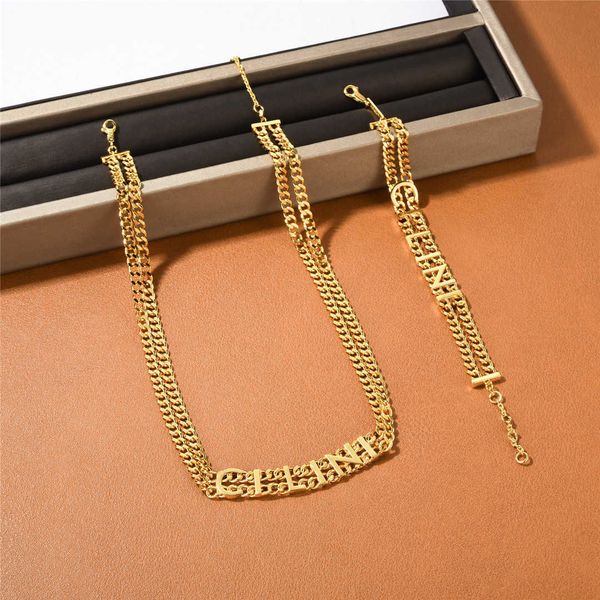 

triumphal arch series ce brass plated 18k true gold wide cut out bracelet fashion ins style collar necklace for women, Silver