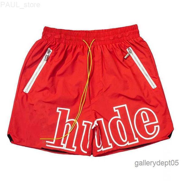 

men's shorts mens swim designer swiming blue black size xl letter rhude shorts designers sale aaa l230706, White;black