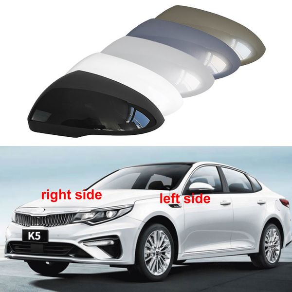 

for kia k5 2016 2017 2018 2019 car accessories rear mirror cover shell rearview wing mirrors cap with painted color 1pcs
