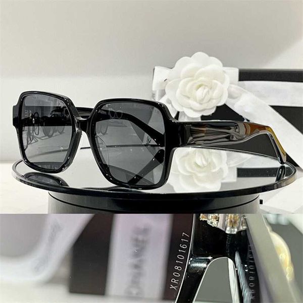 

2023 new love pearl women's sun and uv protection box ch3438 sunglasses myopia glasses frame, White;black