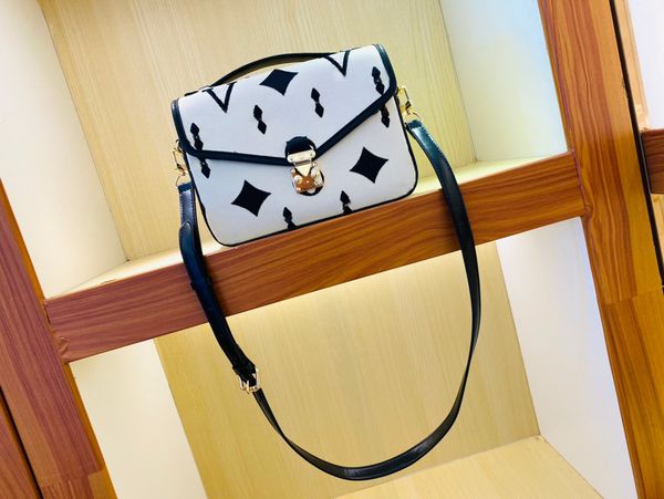 

handbag designer messenger bag oblique backpack women's chain shoulder bag cowhide french luxury brand handbag metal accessories should