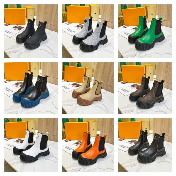 

designer ruby boots ankle boot designer monograms old brown flowers high sneakers desert for women classical circle buckle logo shoes fashio, Black