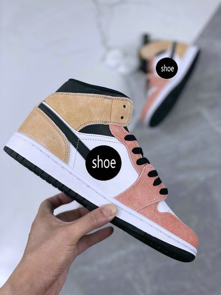 

basketball shoes other sporting goods sports 1 mid flight club men /women/ kids basketball shoes 1s white orange yellow youth gs sport sneak