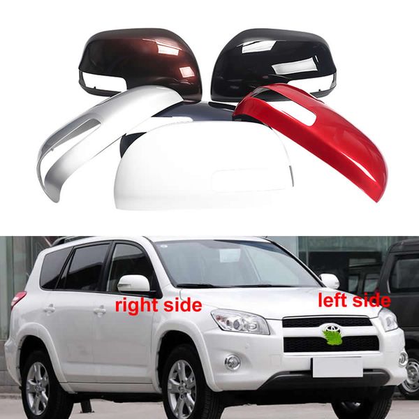 

for toyota rav4 rav 4 2009-2013 car accessories rearview mirror cover side mirrors housing shell with lamp type