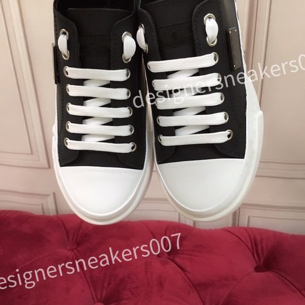

luxury 23s/s calfskin man casual shoe white black leather trainers brands comfort outdoor trainers women's casual walking 35-45 hc21080