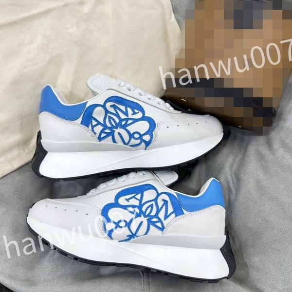 

new luxurys fashion colorful women's flat shoes fashion show platform lace-up sneakers tenis designer women men's casual shoe xsd2, Black