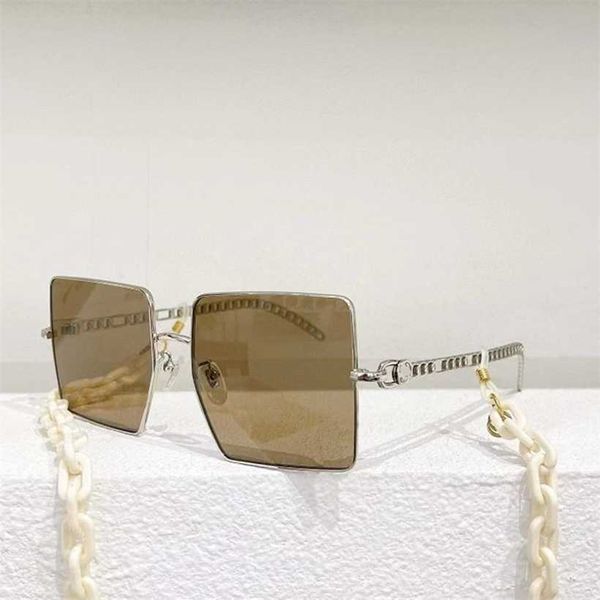 

sunglasses 2023 new family letter net red same style with chain ins big box sunglasses for women fashion gg0886, White;black