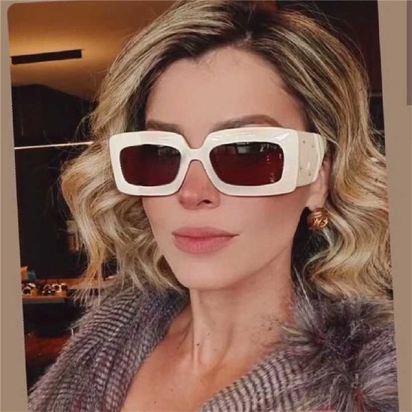 

sunglasses 2023 new family's new rectangular narrow frame star fashion hip-hop sunglasses gg0811, White;black