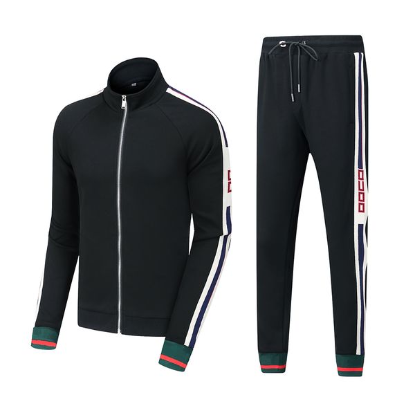 

men's tracksuits designers hoodies set coats street loose suits jackets pants fashion sportswear jogging sweatshirts thick sportswear s, Gray