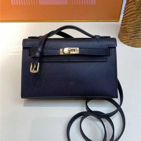 

designer hemrres tote bag kelys generation handprint cowhide women's 2023 new handheld one shoulder crossbody small square fashion