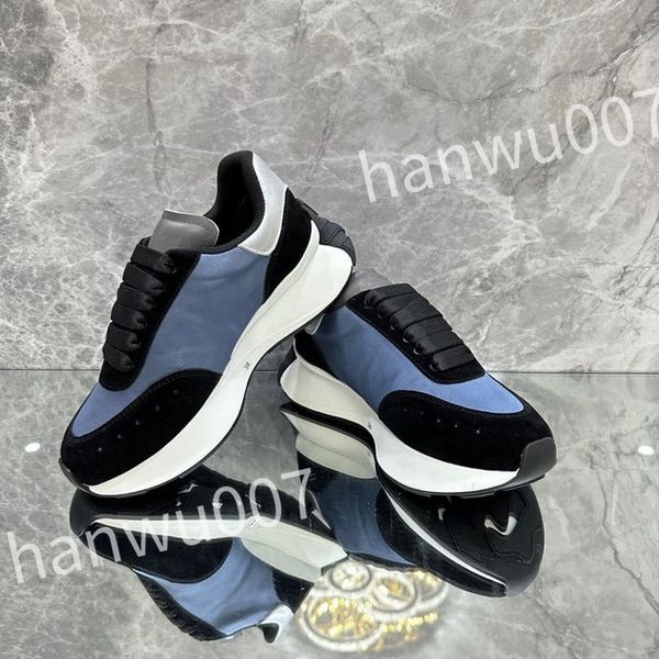 

2023 luxury fashion colorful women's flat shoes fashion show platform lace-up sneakers tenis designer women men's casual shoe xsd2, Black