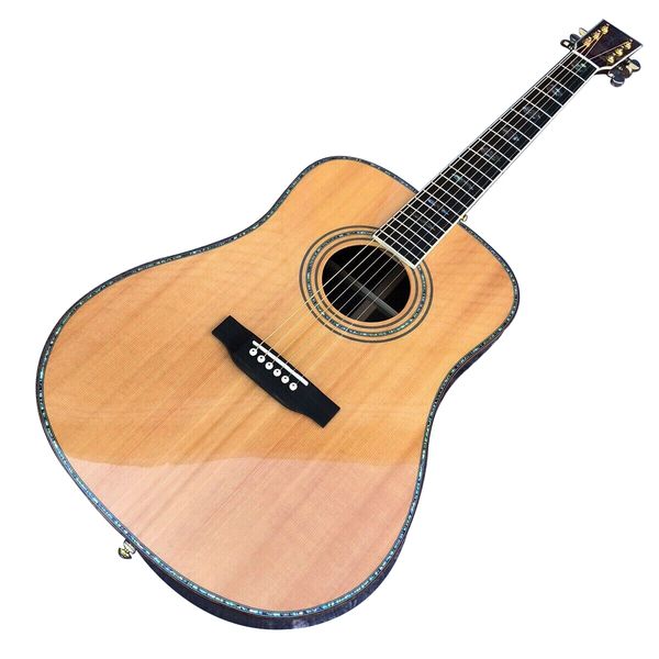 

*41 " solid cedar d style cocobolo body acoustic guitar ebony fingerboard