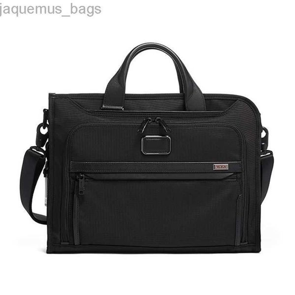 

designer bag tumi/tuming briefcase alpha 3 series minimalist men's ballistic nylon business travel lapcase