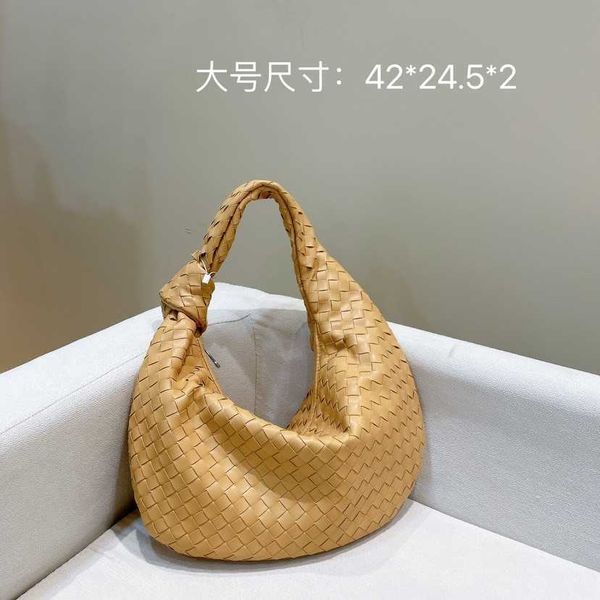 

women's 2023 new korean net red horse karon knitted tote fashion versatile handheld one shoulder underarm bag