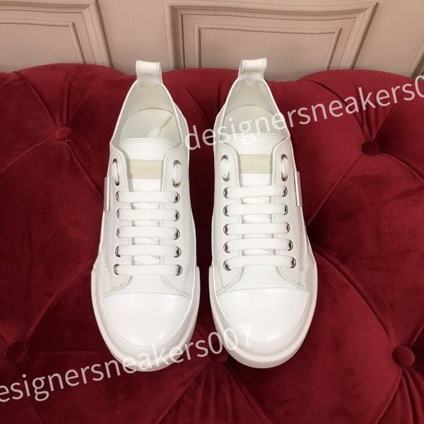 

2023 23s/s calfskin man casual shoe white black leather trainers brands comfort outdoor trainers women's casual walking 35-45 hc210803